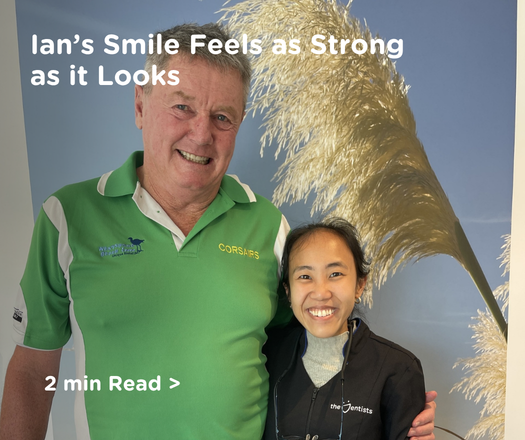 Ian’s smile feels as strong as it looks